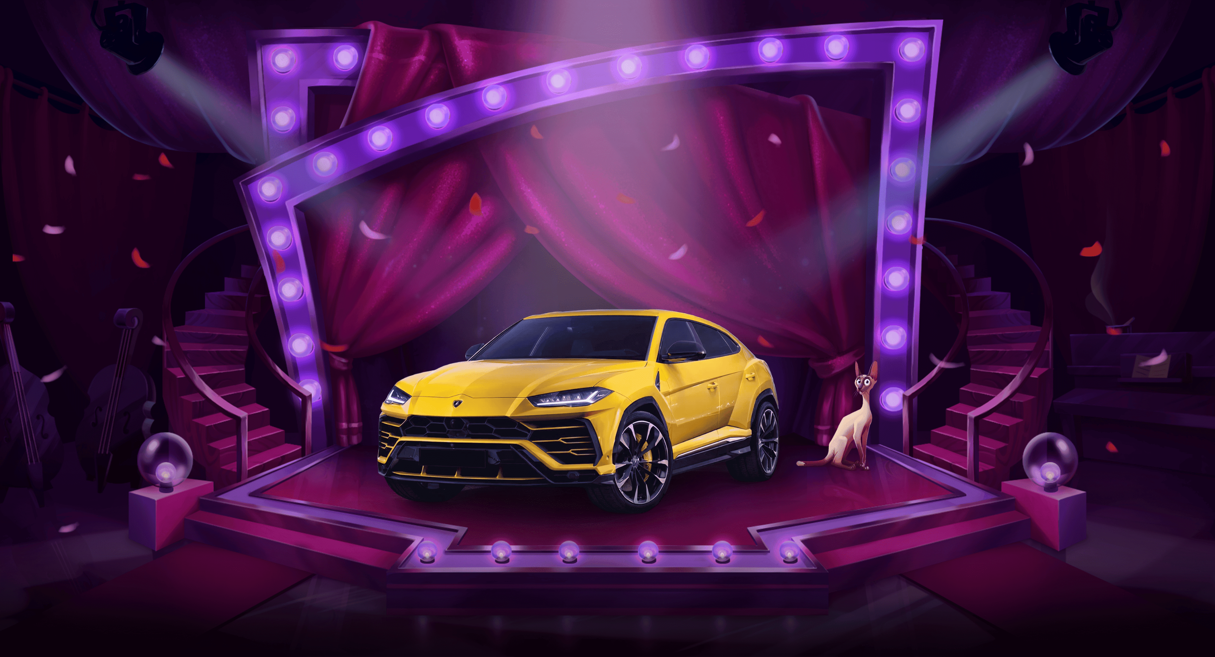Yellow Lamborghini Urus